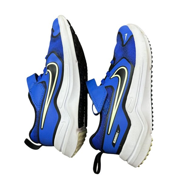 Nike Sneakers Youth Big Kids 2 Blue Cosmic Runner Hook & Loop HM4400-407 - Picture 4 of 8